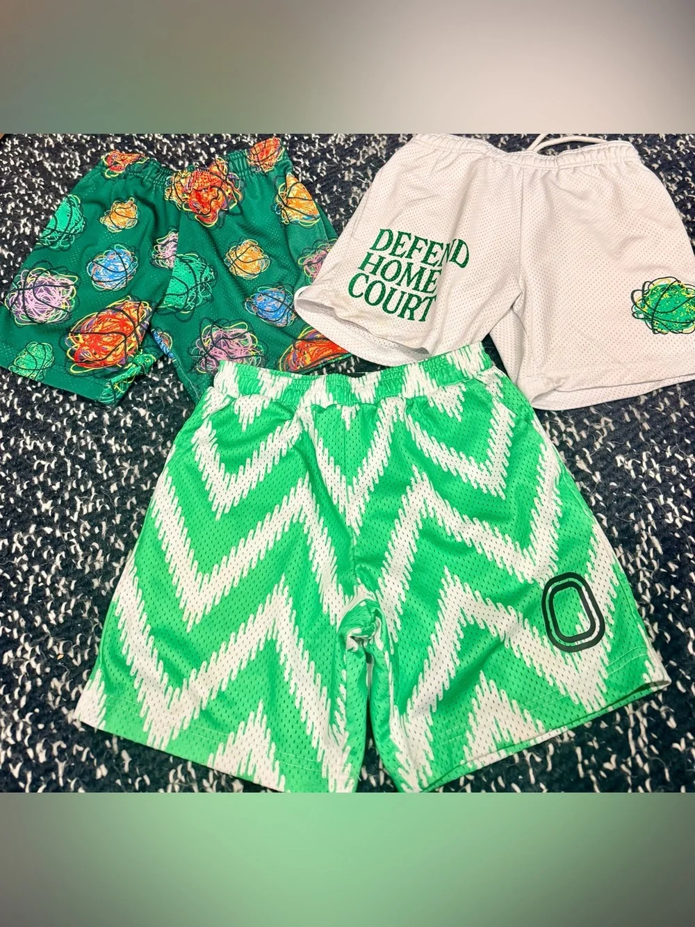3 sets of Overtime Youth Large Shorts- Defend Home Court Set